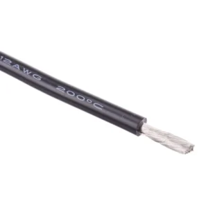 12 AWG Bulk Roll Silicone Wire Priced for Per Foot - Black