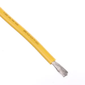 12 AWG Bulk Roll Silicone Wire Priced for Per Foot - Yellow