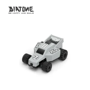 DIATONE 1:76 Q33 karting 60mins Car Only Grey Color