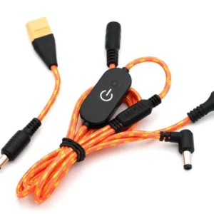 SYK Kable Battery Cable for DJI Fat Shark Goggles Orange