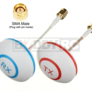 Circular Polarized 5.8G Hz Rx & Tx Mushroom Antenna Set SMA A Pair