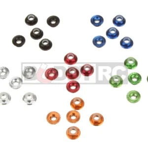 Nylon Insert M5 5mm Aluminum Lock Nuts 5 Pieces