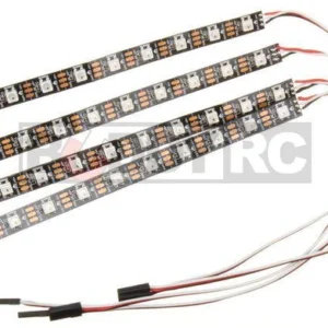 5V Programmable LED Light Strips Set of 4