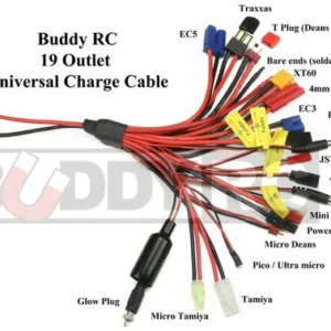 19 Outlet Universal Charge Cable