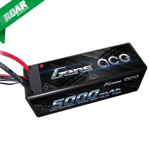 Gens ace 5000mAh 14.8V 50C 4S1P HardCase Lipo Battery14# with Deans plug