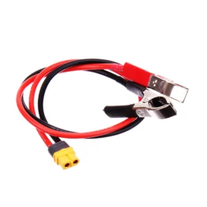 XT60 female to 4mm Bullets + 12v Big Battery Clips with female 4mm bullets