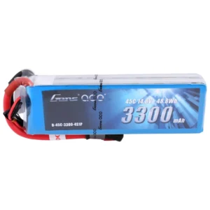 Gens ace 3300mAh 14.8V 45C 4S1P Lipo Battery Pack Deans plug