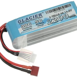 Glacier 30C 2200mAh 4S 14.8V LiPo Battery with T Plug