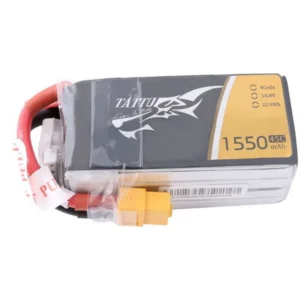 Tattu 1550mAh 45C 4S1P Lipo Battery Pack with XT60 plug