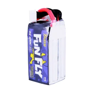 Tattu FunFly 1550mAh 100C 14.8V 4S1P lipo battery pack with XT60 Plug for Practice