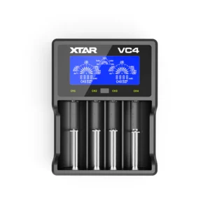 XTAR VC4 4 Bay LCD USB Lithium ion NiMH Battery Charger